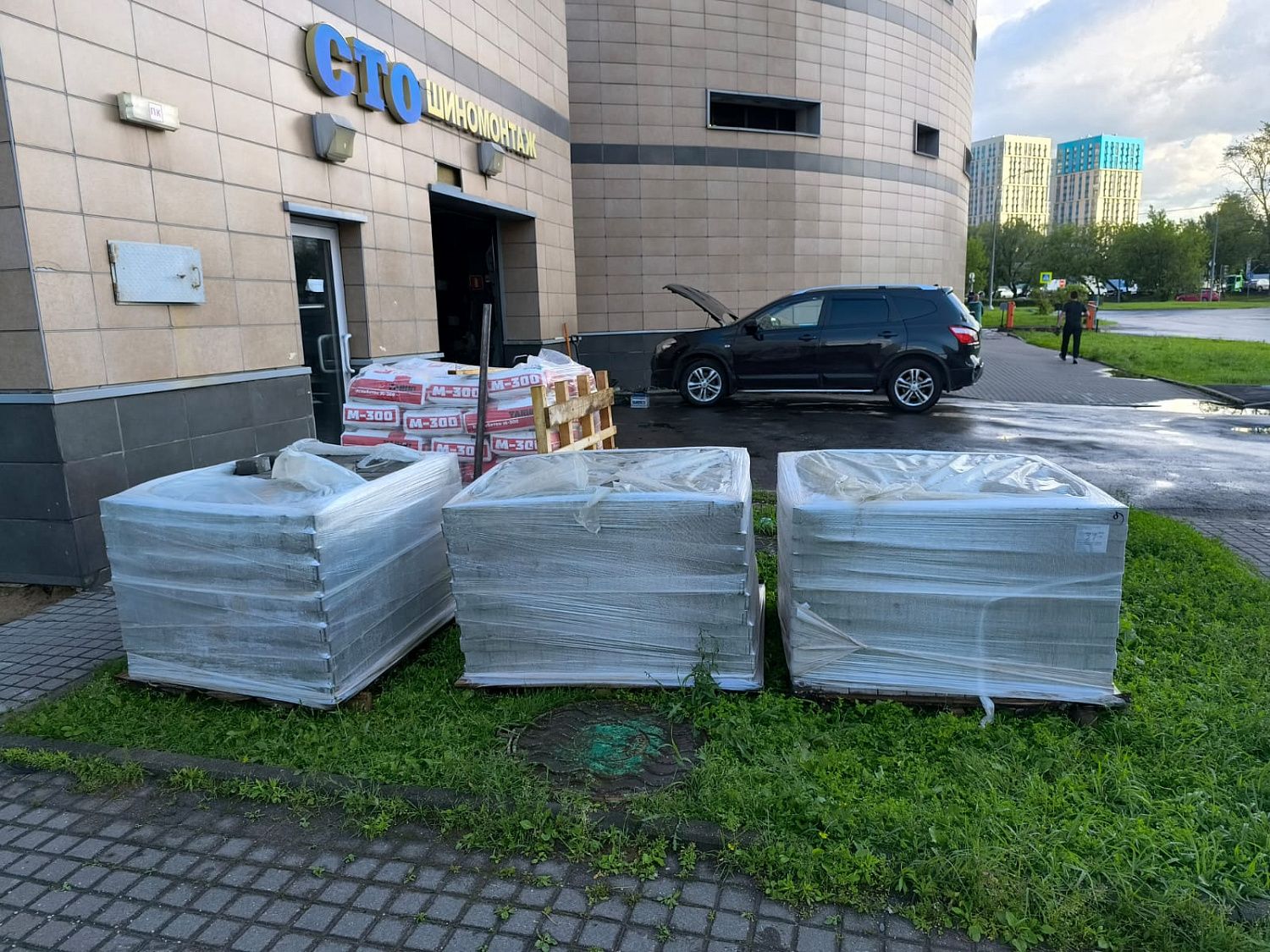 Доставка брусчатки Нобетек 4К8ф Серая