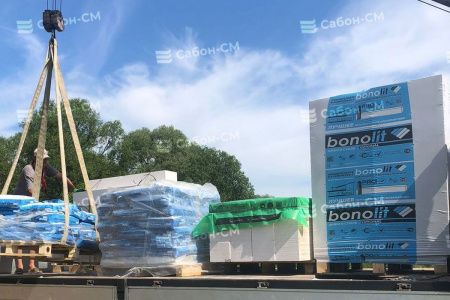 Газобетонные блоки Бонолит D400 600х250х200 стеновые